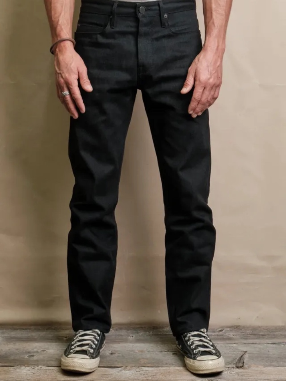 Freenote Cloth - Portola Classic Taper Raw Black Grey - 31